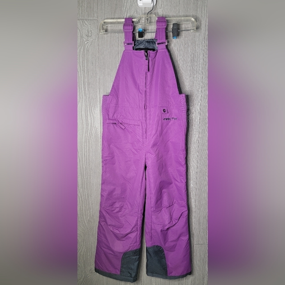 Arctix toddler girls ski overalls size XS (4/5) purple.